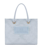 Borsa Elisabetta Franchi donna BS83A52E2A28 celeste rafia