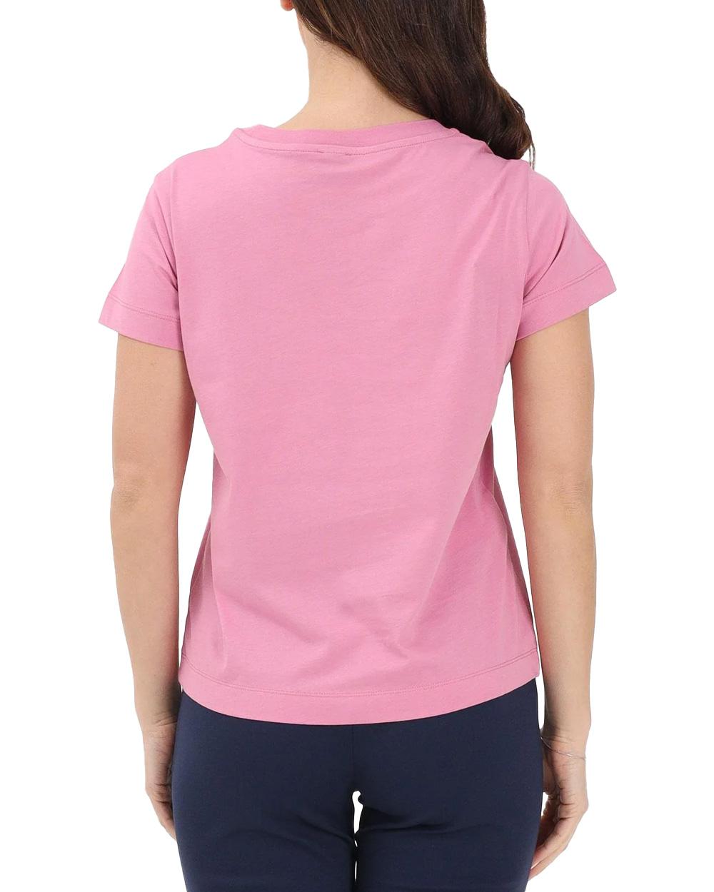 PINKO T-shirt PINKO donna 100373A34F Rosa cotone girocollo manica corta 100373A34F Q48 