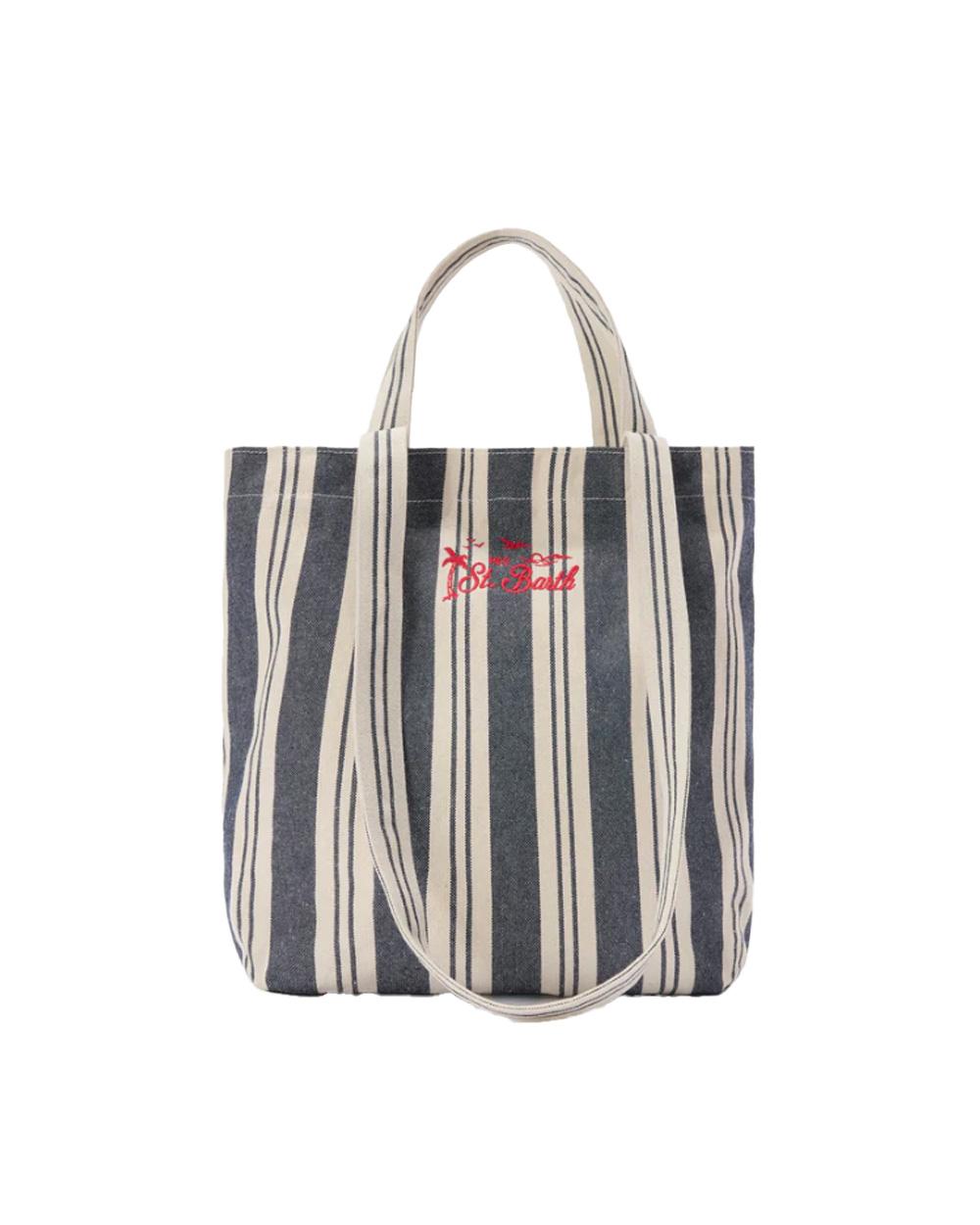 MC2 SAINT BARTH Borsa MC2 SAINT BARTH donna ESSENTIAL STRIPES EBEC00107634L Blu EBEC00107634L 6141 