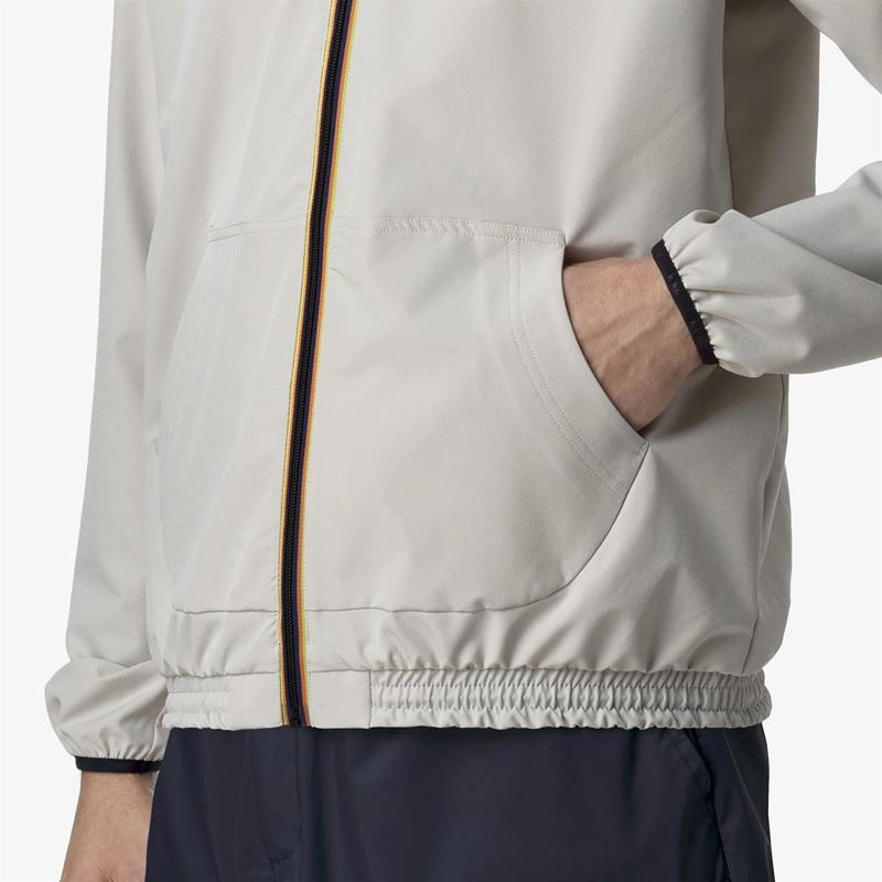K-WAY Felpa K-way uomo K8138RW 634 beige sia K8138RW 634 