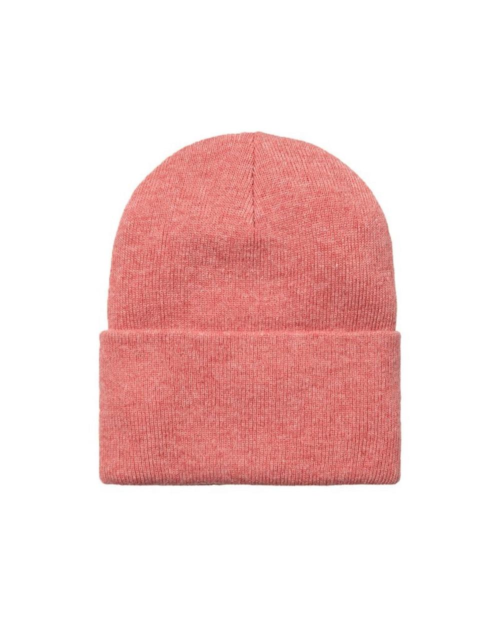 CARHARTT WIP Cappello CARHARTT WIP uomo I020175 Salmone caldo tessuto acrilico lavorazione a coste<BR/> I020175 17T 