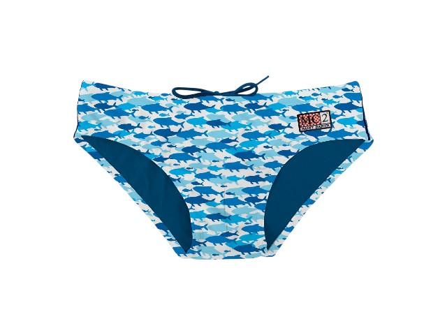 MC2 SAINT BARTH Costume MC2 SAINT BARTH bambino BIL0001 0108L01 Billy con stampa Squali Azzurro<BR/> BIL00010108L 01 