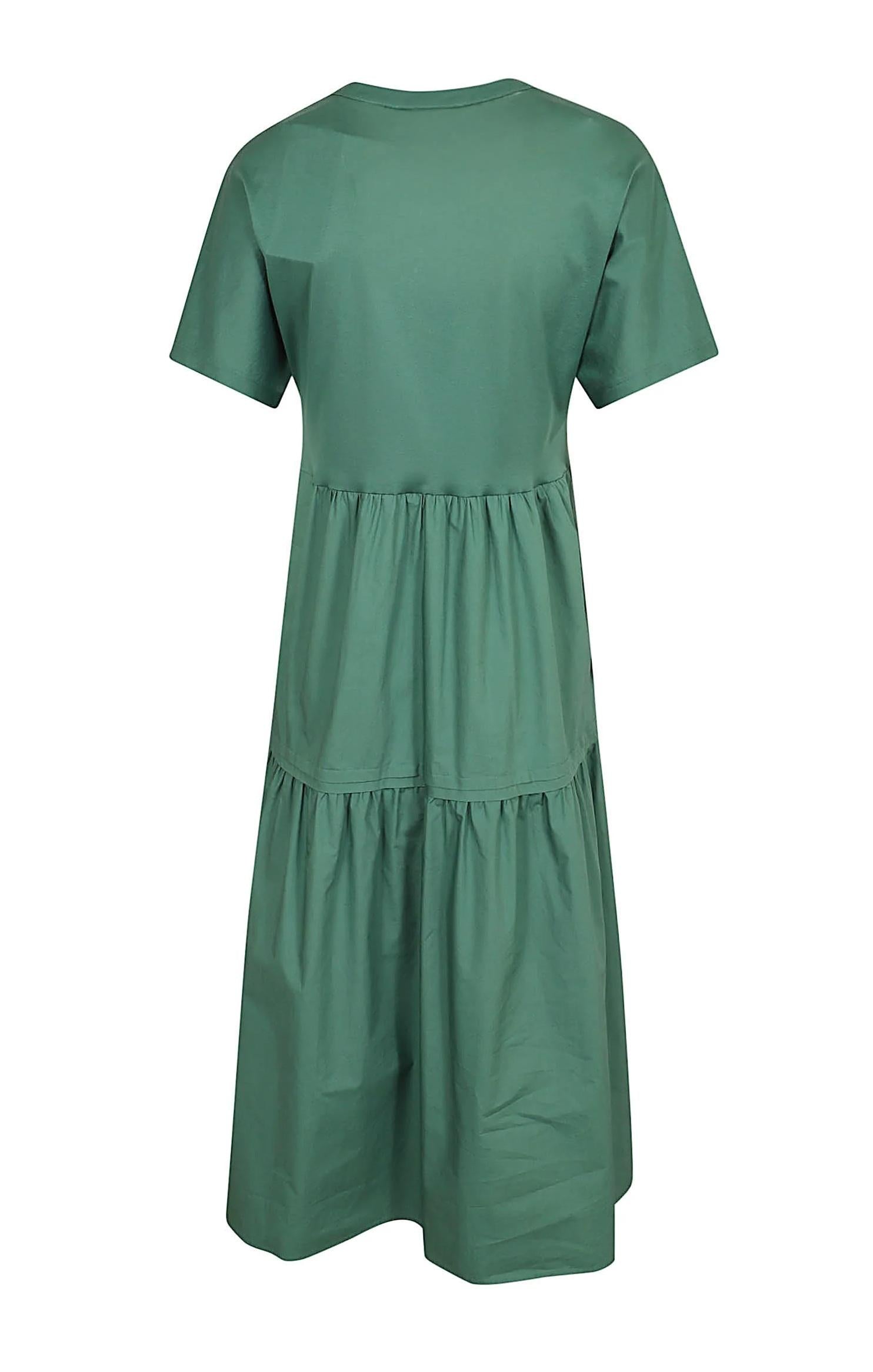 WEEKEND Abito Weekend donna 2615621032600 010 Capsula in jersey di cotone Verde Aloe<BR/> 2615621032600 010 