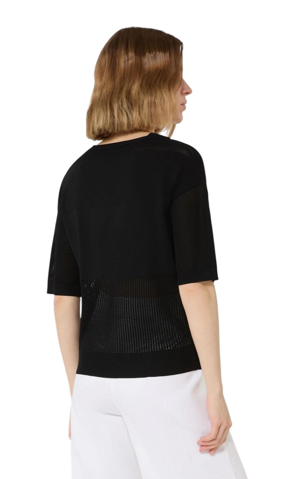 STUDIO Maglia Studio donna 2616361012600 007 Celebre in filato di viscosa Nero<BR/> 2616361012600 007 