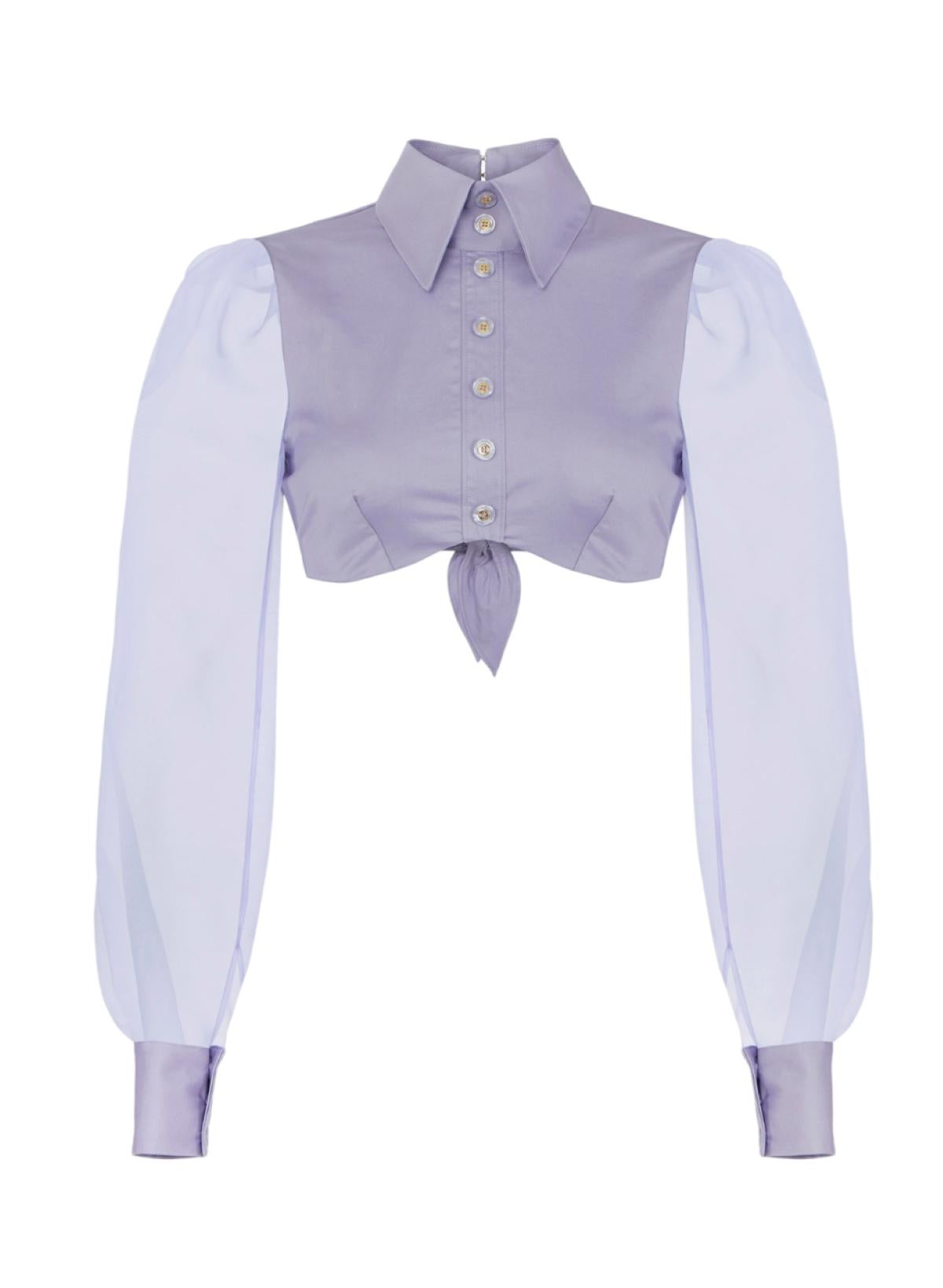 ELISABETTA FRANCHI Camicia Elisabetta Franchi donna CA14461E2EV7 Lilla<BR/> CA14461E2 EV7 