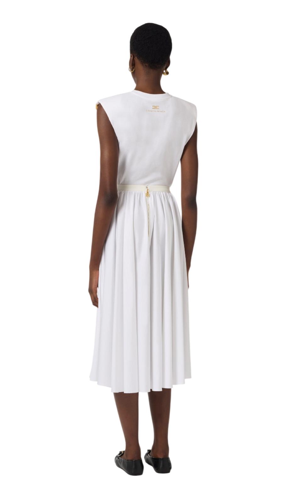 ELISABETTA FRANCHI Maglia Elisabetta Franchi donna MA01161E2270 Gesso<BR/> MA01161E2 270 