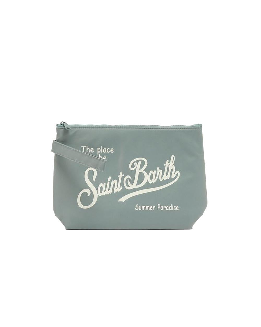 MC2 SAINT BARTH Pochette MC2 SAINT BARTH unisex Aline ALI005400160L Verde laccetto zip logo ALI005400160L 53 