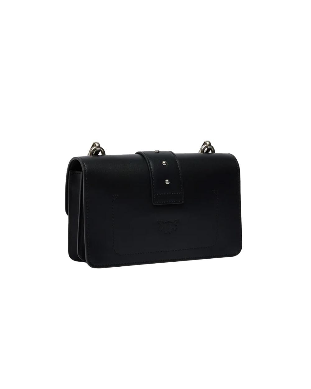 PINKO Borsa PINKO donna LOVE ONE MINI ST CL 105856A0F1 Nera pelle mano seta tracolla regolabile 105856A0F1 Z99O 