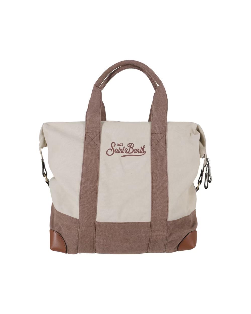 MC2 SAINT BARTH Borsone MC2 SAINT BARTH uomo Travel Duffel TRAB00100368L Beige TRAB00100368L 1118 