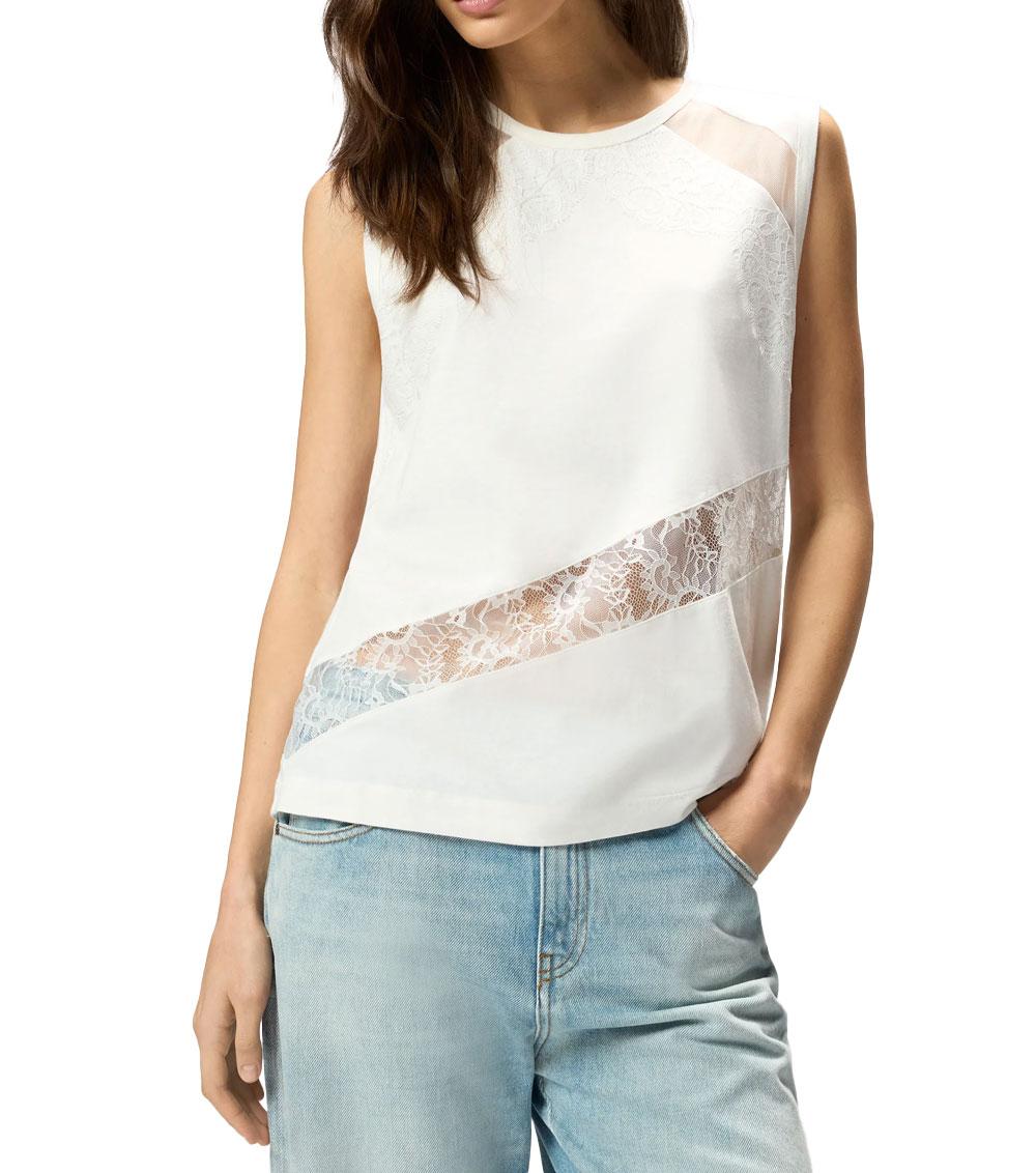 PINKO Top Pinko donna 106291A335 Molly bianco 106291A335 Z05 