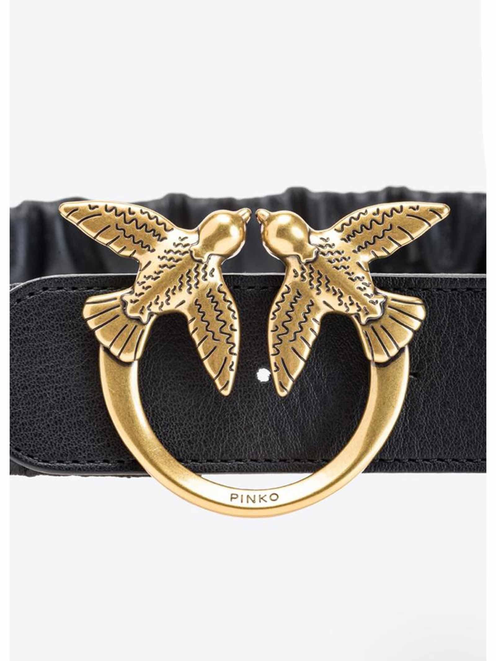 PINKO Cintura love birds con arriccio 100824A0F2 Z99 