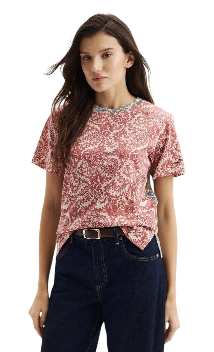 WEEKEND T-shirt Weekend donna 2615971022600 012 Bussola fantasia Ciliegia<BR/> 2615971022600 012 