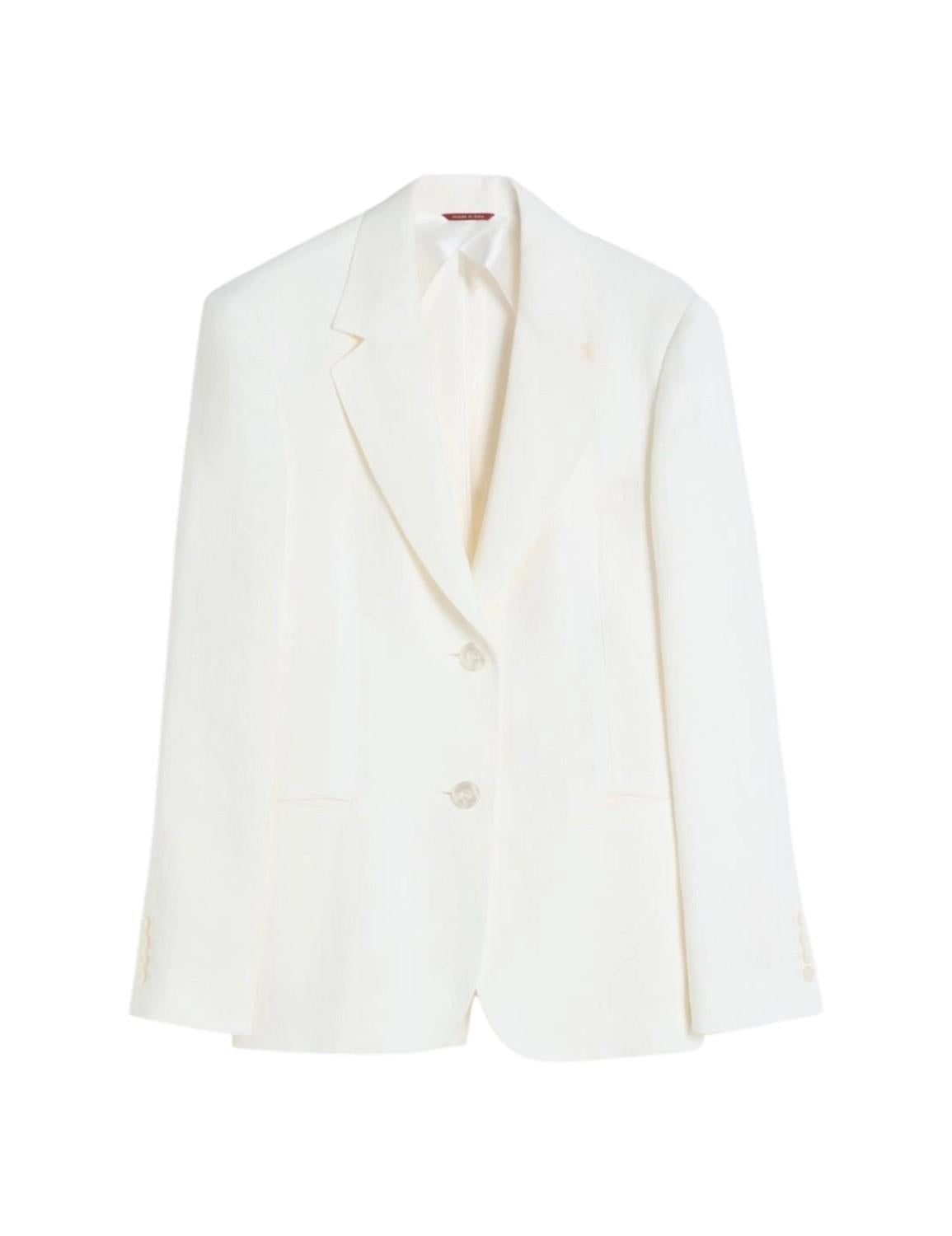 STUDIO Blazer Studio donna 2616041051600 003 Bello in batavia di lino Naturale Beige Chiaro<BR/> 2616041052600 015 