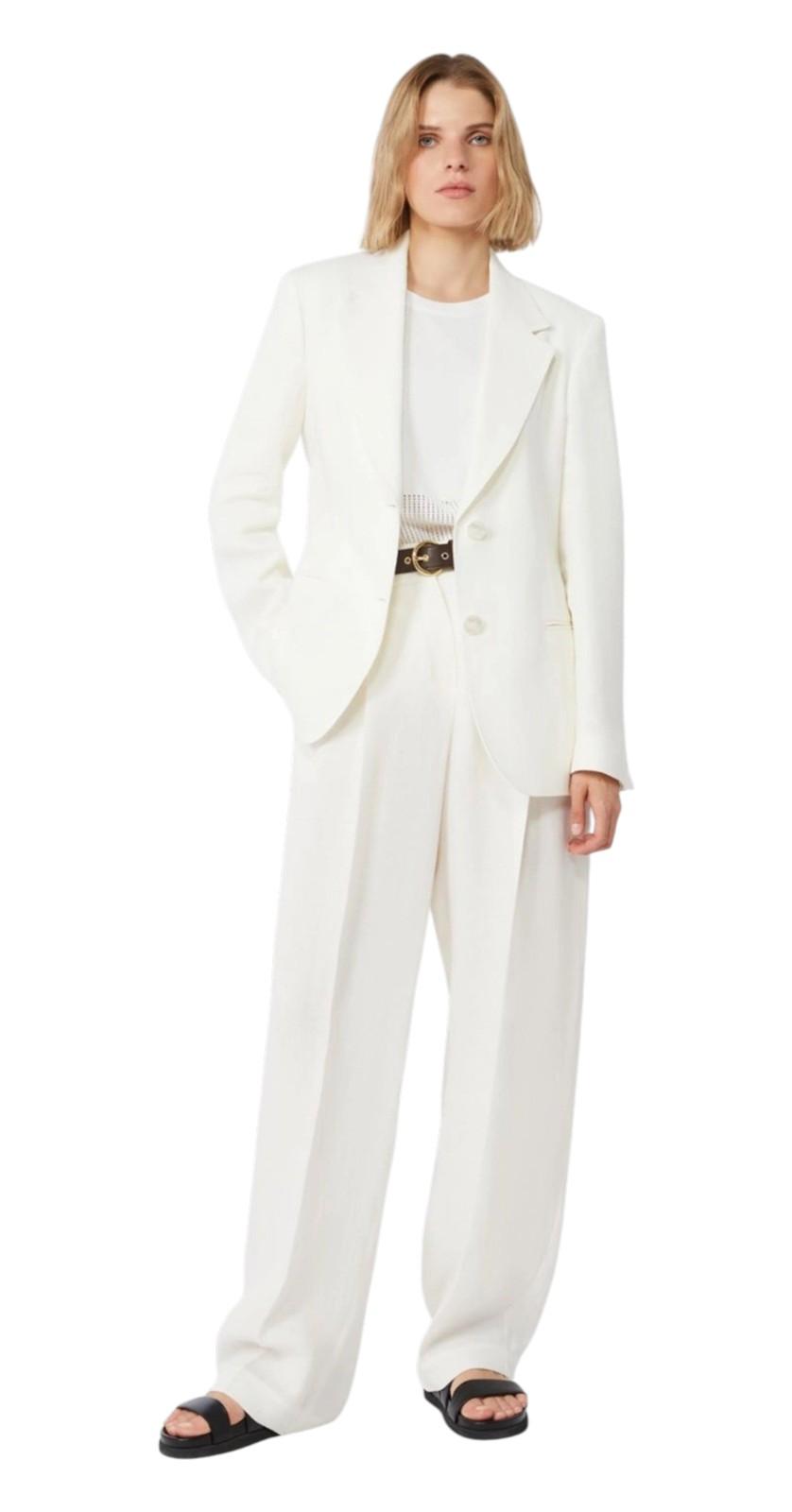 STUDIO Blazer Studio donna 2616041051600 003 Bello in batavia di lino Naturale Beige Chiaro<BR/> 2616041052600 015 