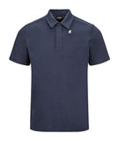 K-way men's polo shirt K61419W K89 light stretch vincelle blue
