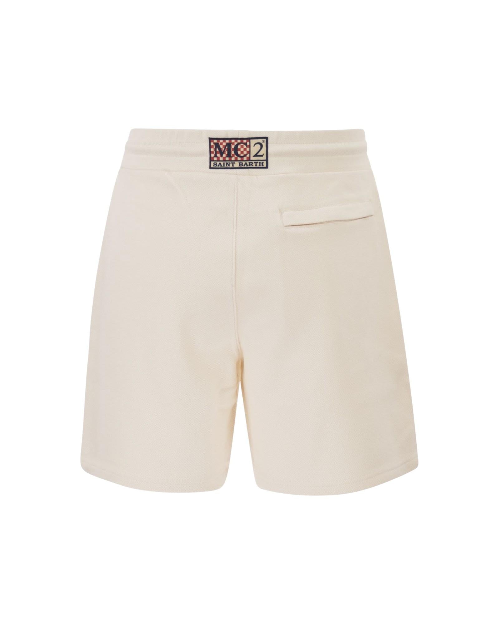 MC2 SAINT BARTH Bermuda MC2 SAINT BARTH uomo BYD0001 00209L 10L Brayden Piquet Beige<BR/> BYD000100209L 10L 