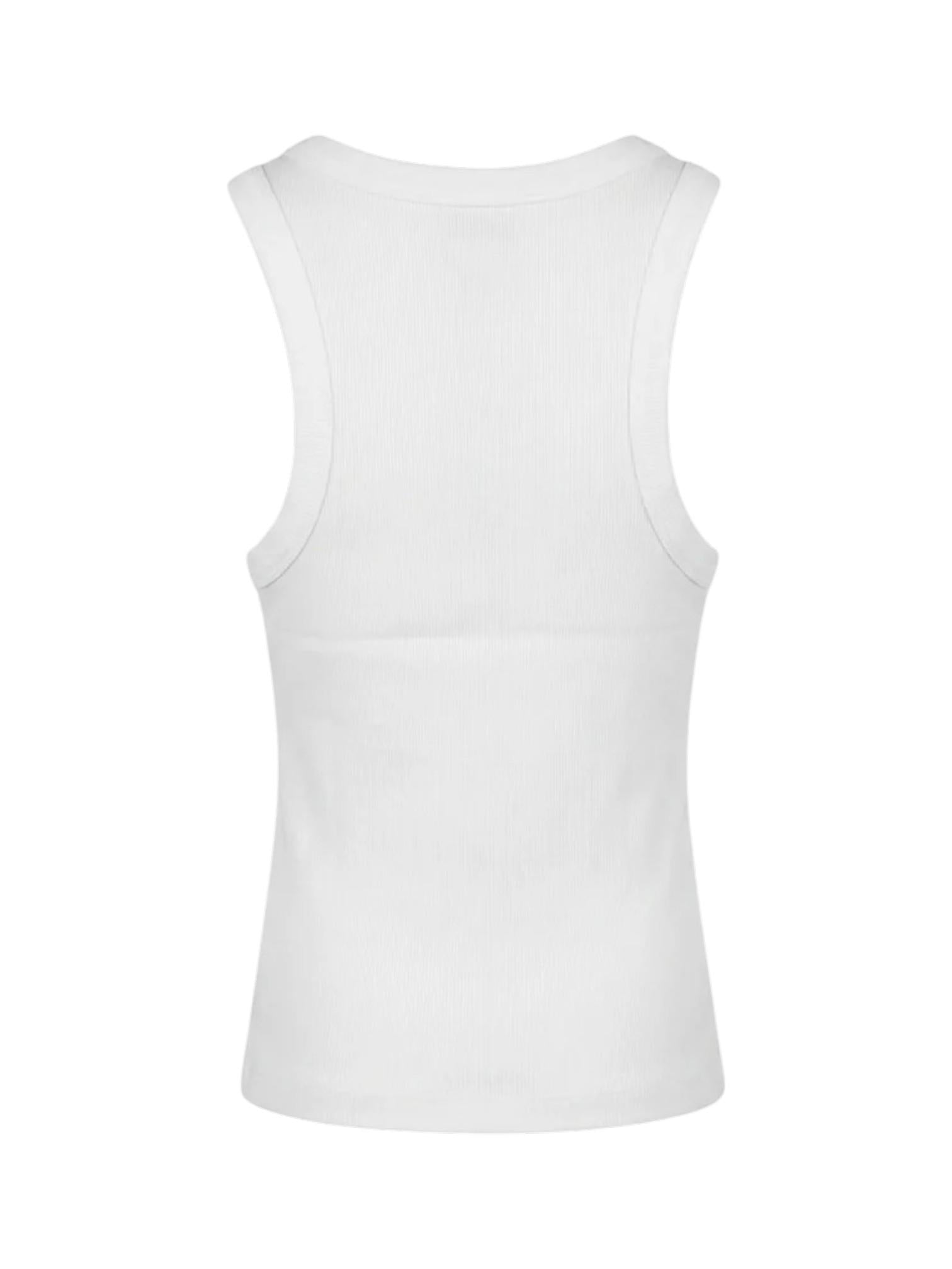 MC2 SAINT BARTH Top MC2 SAINT BARTH donna AAD001 08543L 01N Ada Rib Bianco Rosa<BR/> AAD00108543L 01N 