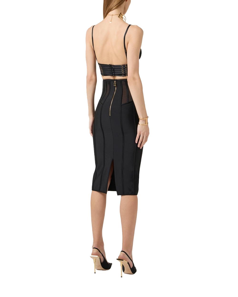 ELISABETTA FRANCHI Gonna ELISABETTA FRANCHI donna GO17962E2 Nera bustier bielastico tulle ganci aderente GO17962E2 110 