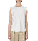 Blusa Pennyblack donna Carter 2511161202200 Bianco scollo a barca poliestere