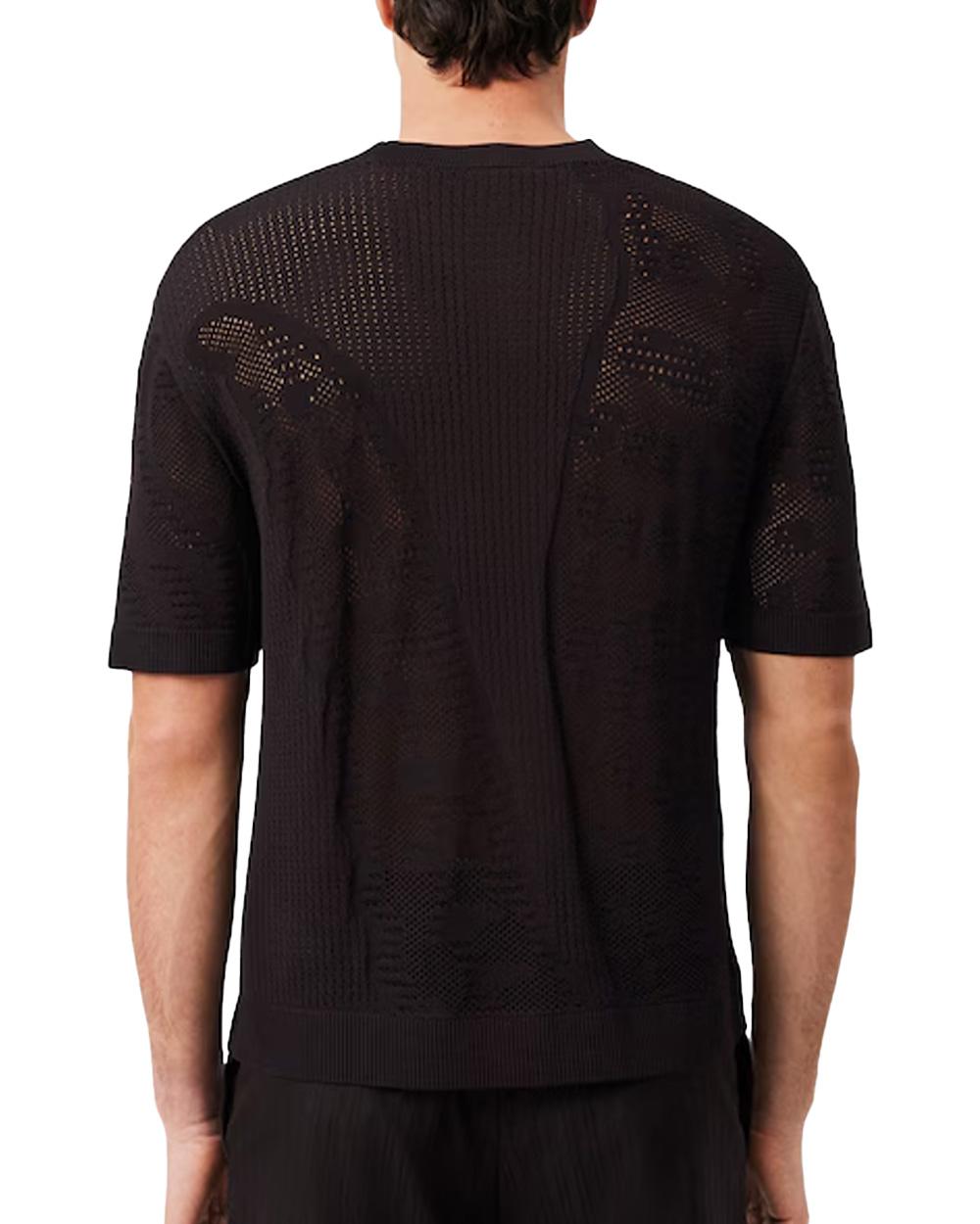 LACOSTE Maglia LACOSTE uomo AH0797 Marrone<BR/> AH0797 3LA 