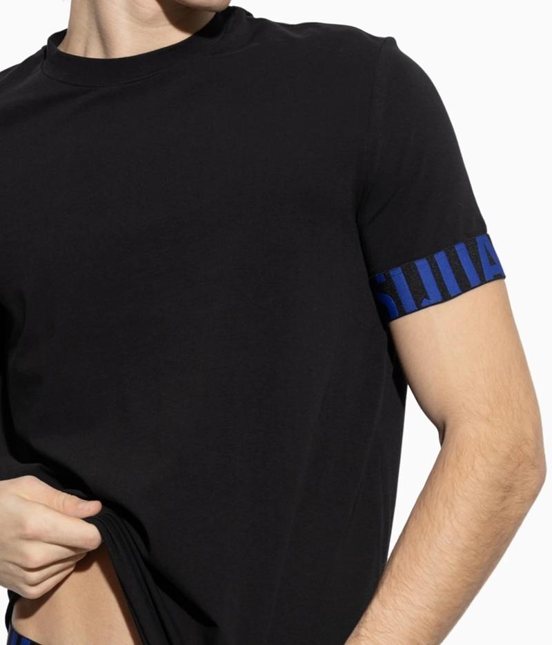 DSQUARED2 UNDERWEAR T-shirt Dsquared2 Underwear D9M3S5770 016 nera blu D9M3S5770 016 