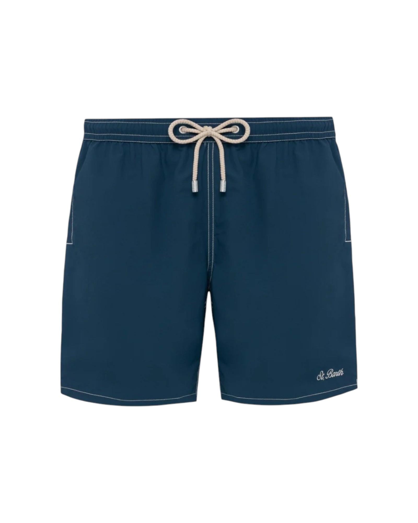 MC2 SAINT BARTH Costume MC2 SAINT BARTH uomo PATM001 00248L 60 Toile Patmos media lunghezza Blu navy<BR/> PATM00100248L 60 
