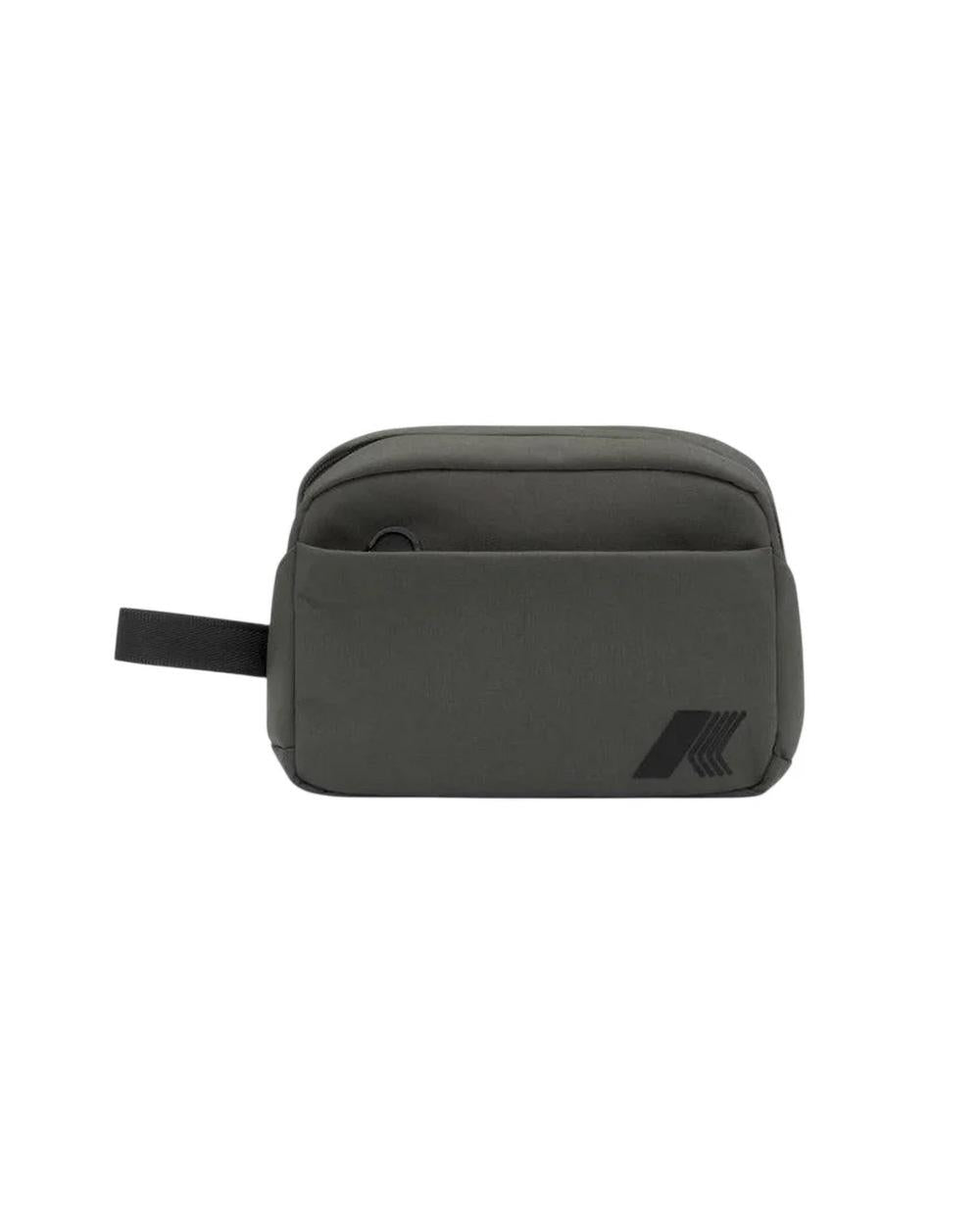 K-WAY Pochette K-WAY uomo K81437W Verde tinta unita tasca logo K81437W WMR 