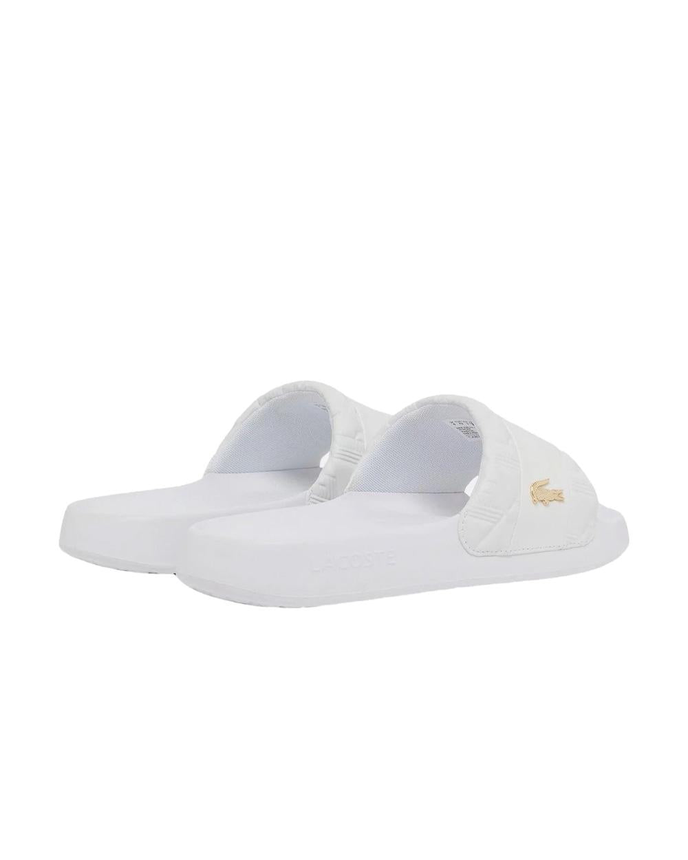 LACOSTE Ciabatte LACOSTE uomo Serve Slide Hybrid E03862 Bianche E03862 080 