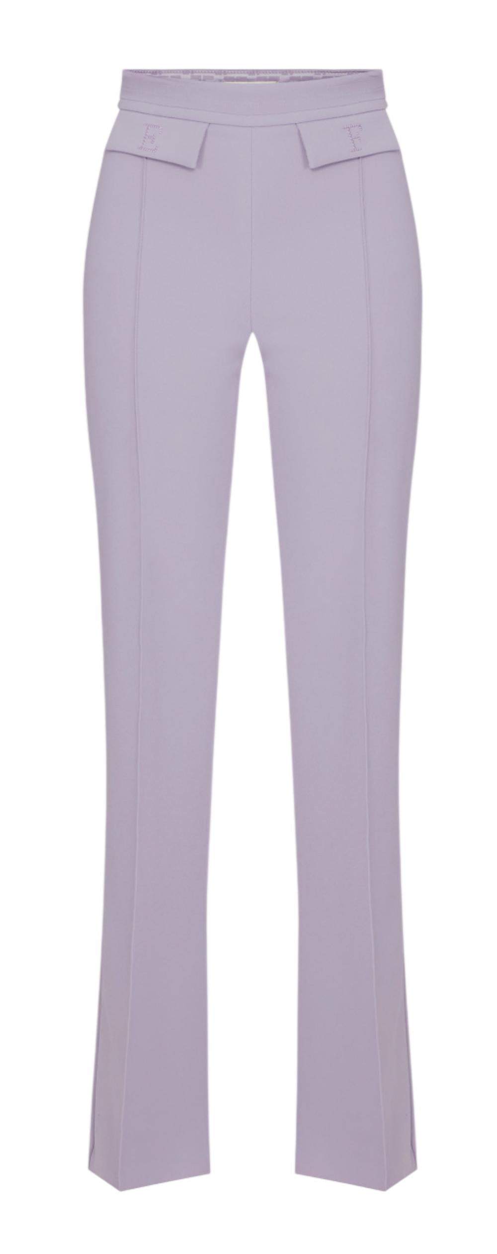 ELISABETTA FRANCHI Pantalone Elisabetta Franchi donna PA17161E2EV7 Essential Collection Lilla<BR/> PA17161E2 EV7 
