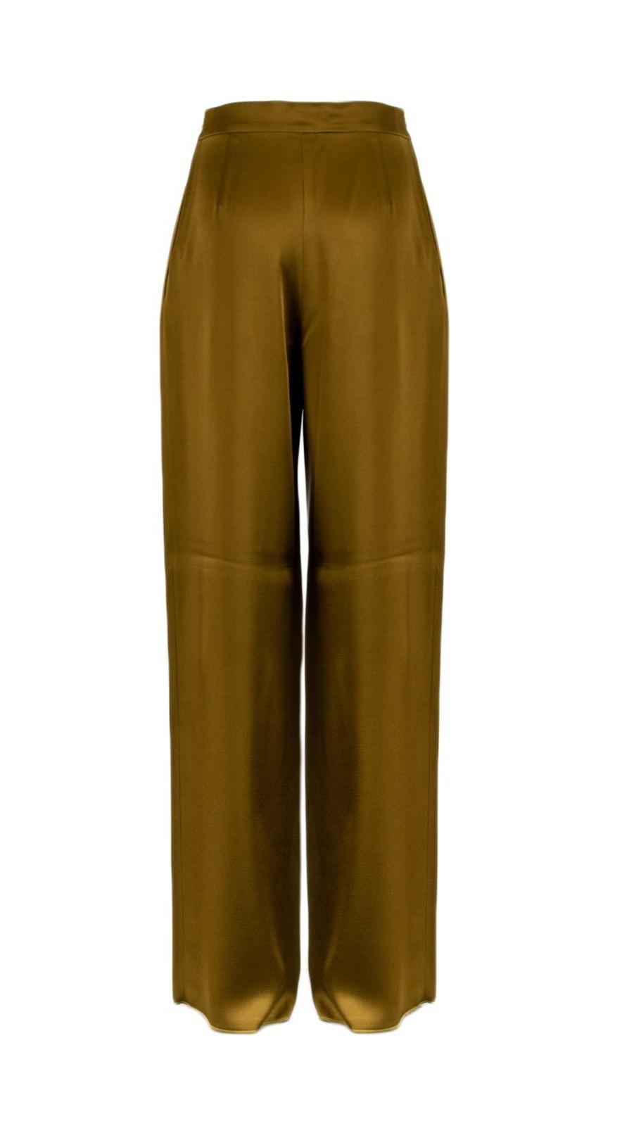 STUDIO Pantalone Studio donna 2616131023600 056 Cono in satin Verde <BR/> 2616131023600 056 