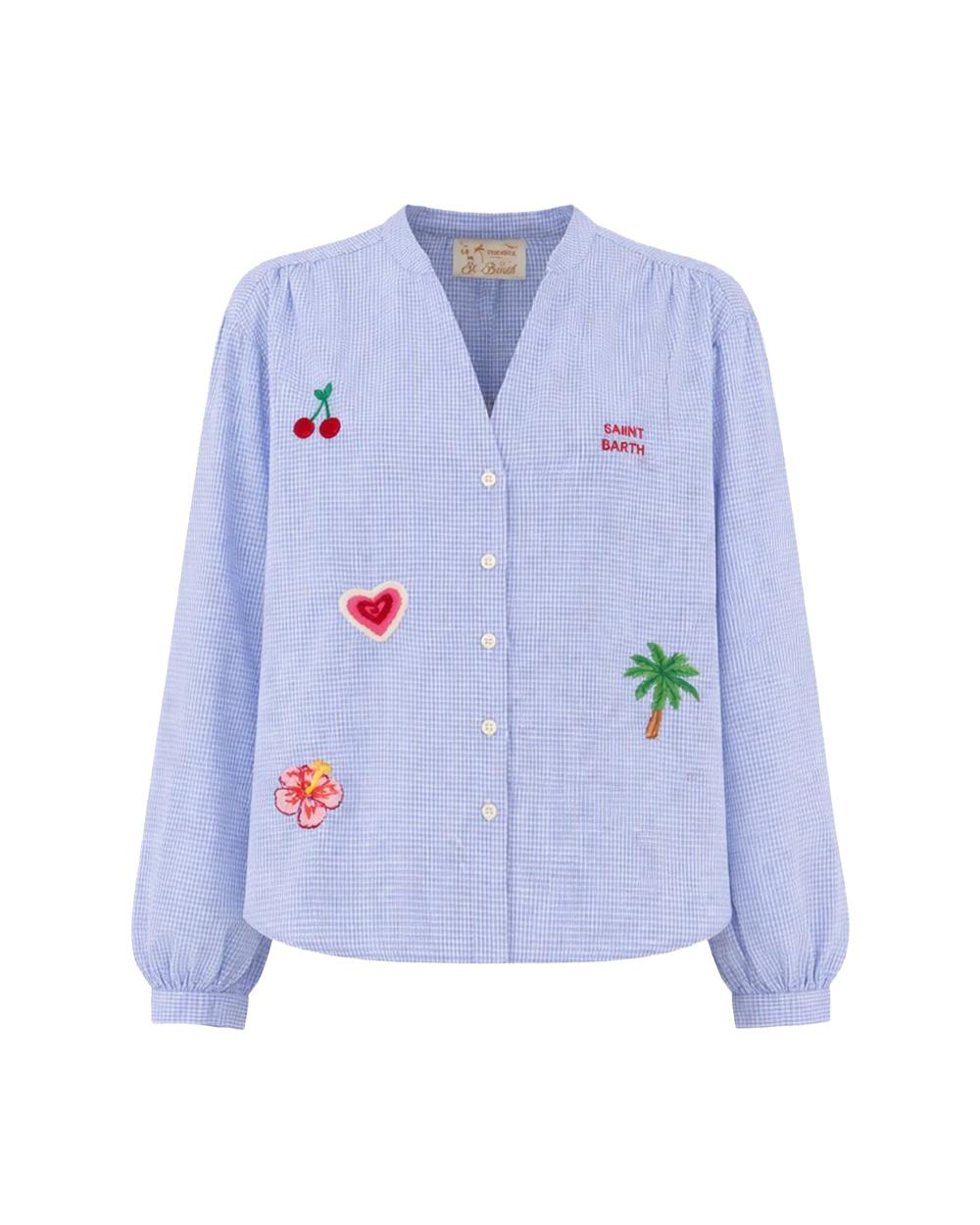 MC2 SAINT BARTH Camicia MC2 SAINT BARTH donna LIO000100430L Celeste LIO000100430L 31 