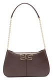 Borsa donna Elisabetta Franchi BS93A61E2644 a spalla Cacao