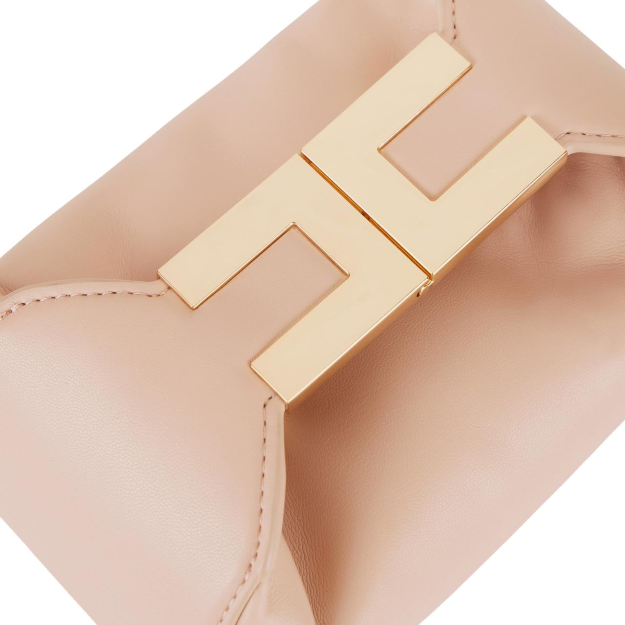 ELISABETTA FRANCHI Borsa donna Elisabetta Franchi BS07A62E2EA1 Hobo Nude<BR/> BS07A62E2 EA1 