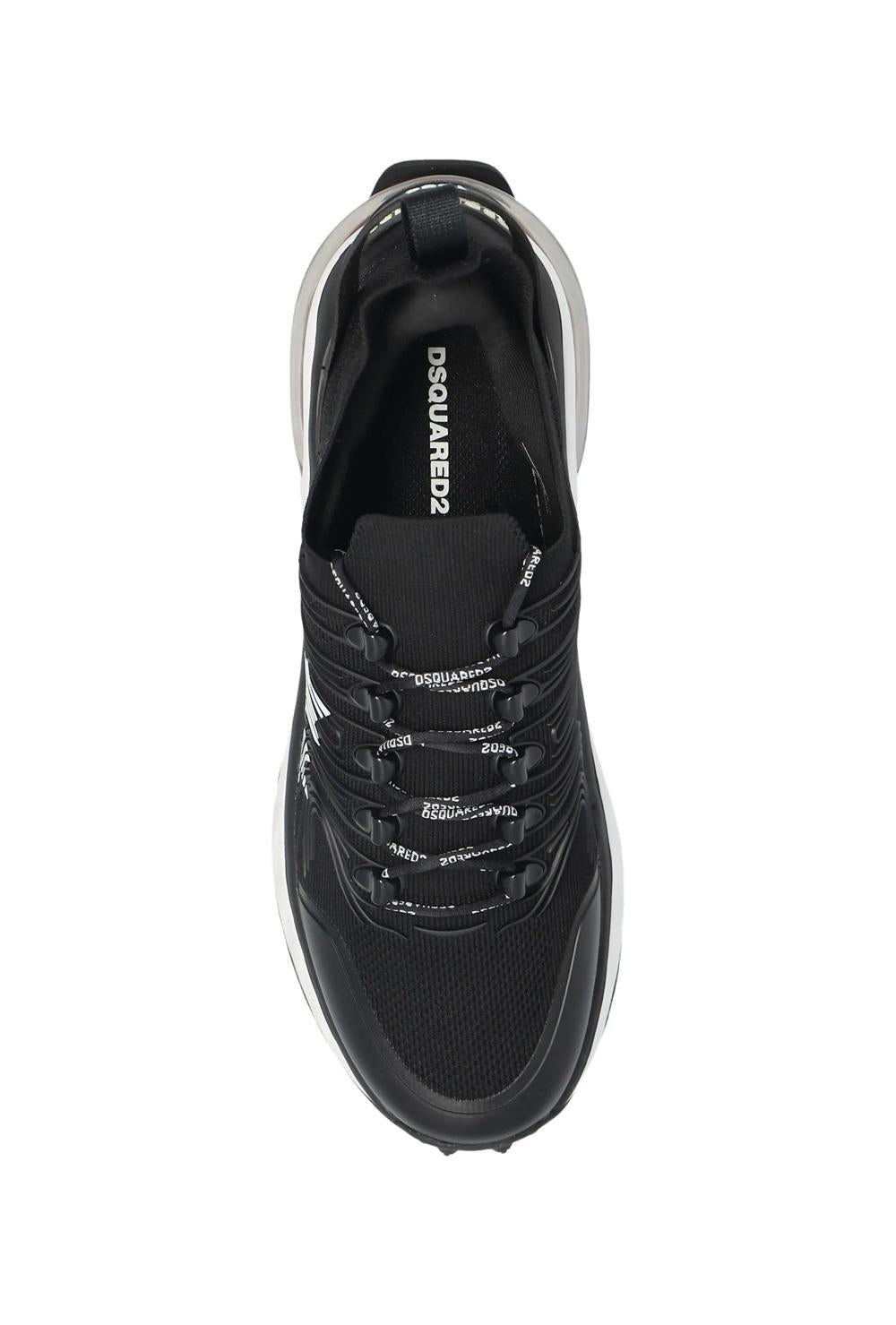 DSQUARED2 Sneakers Dsquared2 uomo SNM044559208415M1507 Nere e Bianche bubble SNM044559208415 M1507 