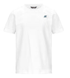 T-shirt K-way bambino K5136ZWR 001 bianca odom vertical isobar