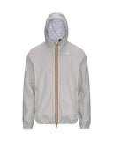 Giubbino K-WAY uomo K5127QW JACK STRETCH DOT Beige cappuccio zip tasche slim