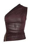 Top Elisabetta Franchi donna CN00962E2644 The Explorer Cacao
