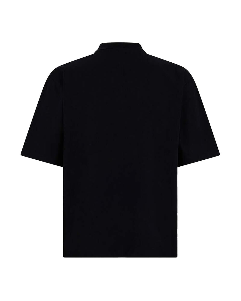 DSQUARED2 Polo DSQUARED2 uomo Tennis Fit S74GL0100D20106 Nera colletto loose bottoni logo S74GL0100D20106 900 