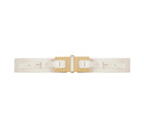 Cintura donna Elisabetta Franchi CT50S61E2360 pelle Avorio