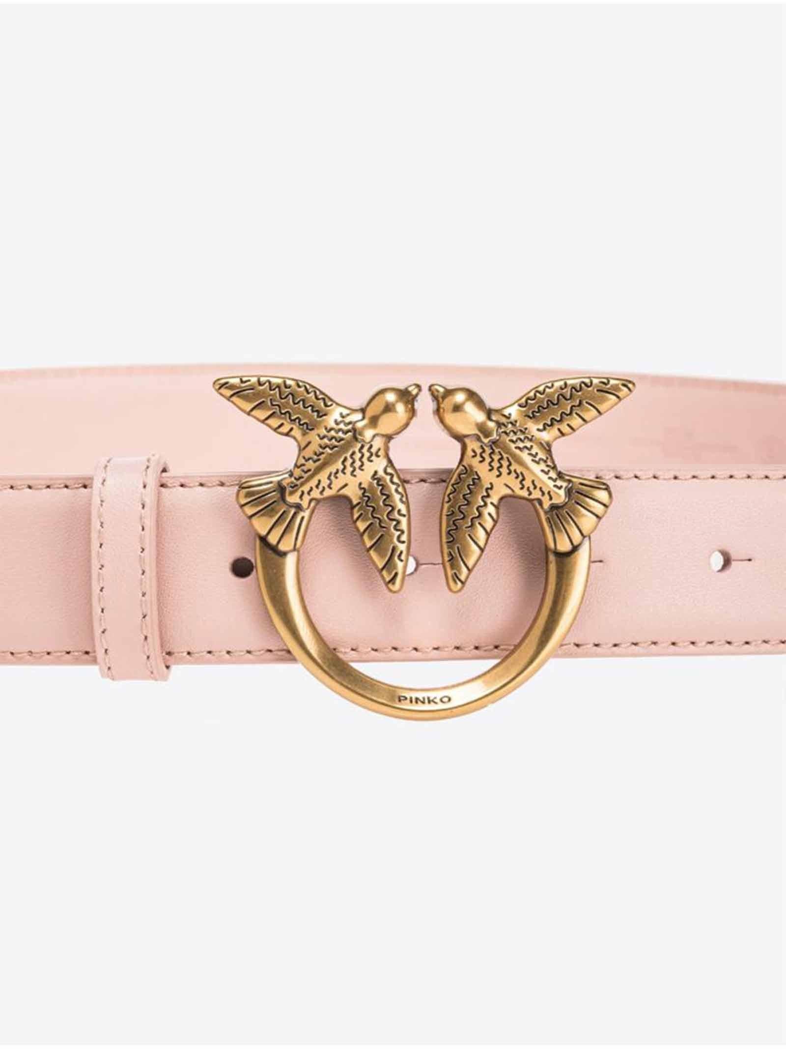 PINKO Cintura love bird in pelle 100125A0F1 O81Q 