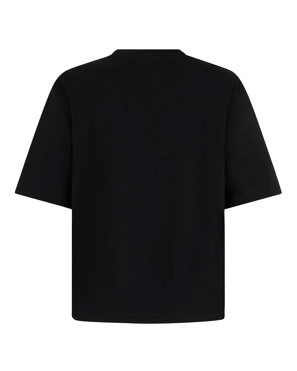 DSQUARED2 T-shirt DSQUARED2 uomo Loose Fit con logo S71GD1653D20033 Nera cotone loose girocollo logo S71GD1653D20033 900 