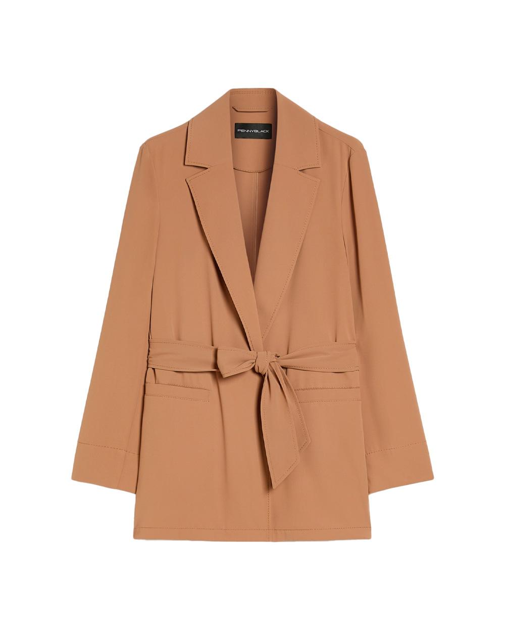 PENNYBLACK Giacca PENNYBLACK TABELLA donna 2611041023200 Cognac monopetto collo revers spacchetti<BR/> 2611041023200 002 