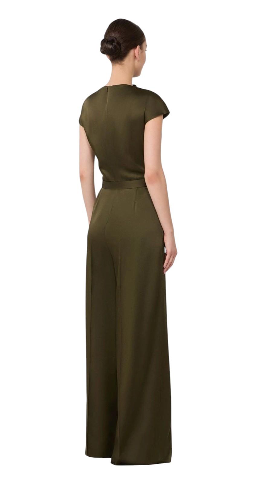 STUDIO Tuta Studio donna 2616131122600 036 Vespa in envers satin Verde muschio<BR/> 2616241013600 048 