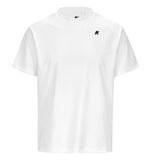 T-shirt K-way uomo K61279W 001 bianca graphite fitting regolare