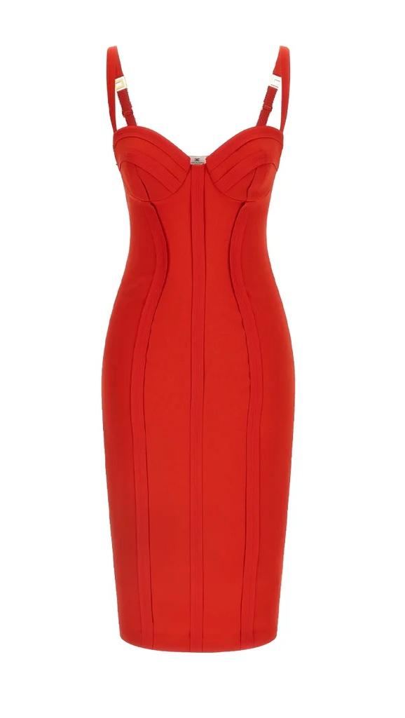 ELISABETTA FRANCHI Abito Elisabetta Franchi donna AB91861E2H85 The Club Rosso<BR/> AB91861E2 H85 