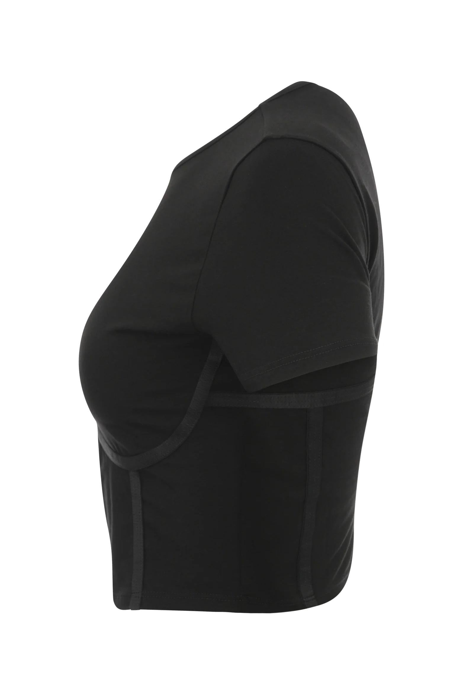 PINKO Top Pinko donna 106489A36I Z99 Veduta bustier Nero<BR/> 106489A36I Z99 