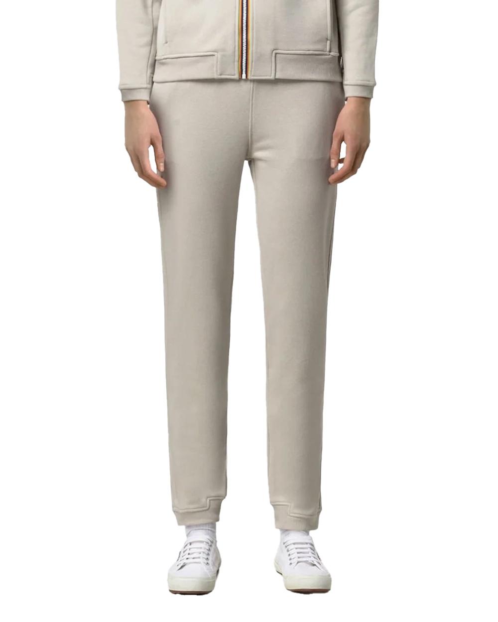 K-WAY Pantalone K-WAY donna K3134EW PHILBERT POLY COTTON Beige coulisse costine tasche logo K3134EW 634 