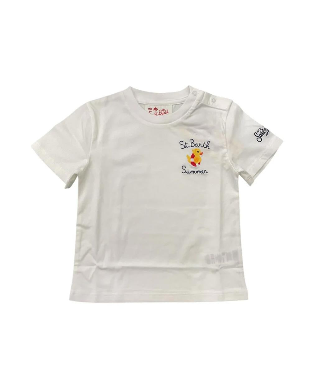 MC2 SAINT BARTH T-shirt MC2 SAINT BARTH bambino POT000202181L Bianca POT000202181L 01 