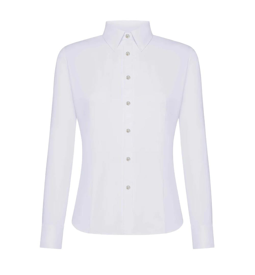 RRD Camicia Rrd Oxford Wom Shirt donna 25750 Bianca poliammide madreperla polsini 25750 09 