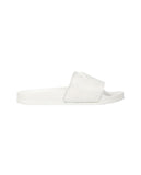 Pinko women's slides SS0093E027 Dilly white rubber maxi love birds logo